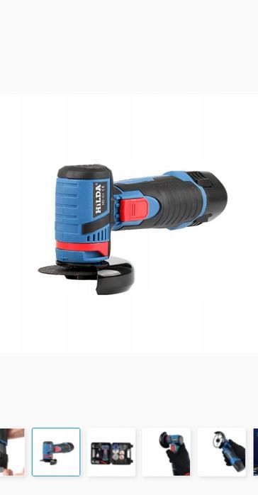 Szlifierka akumulatorowa 2x akumulator 12v 75mm