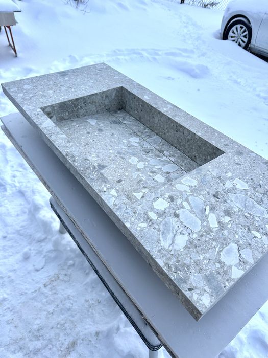 Виготовлення умивальників (раковин) з керамограніту