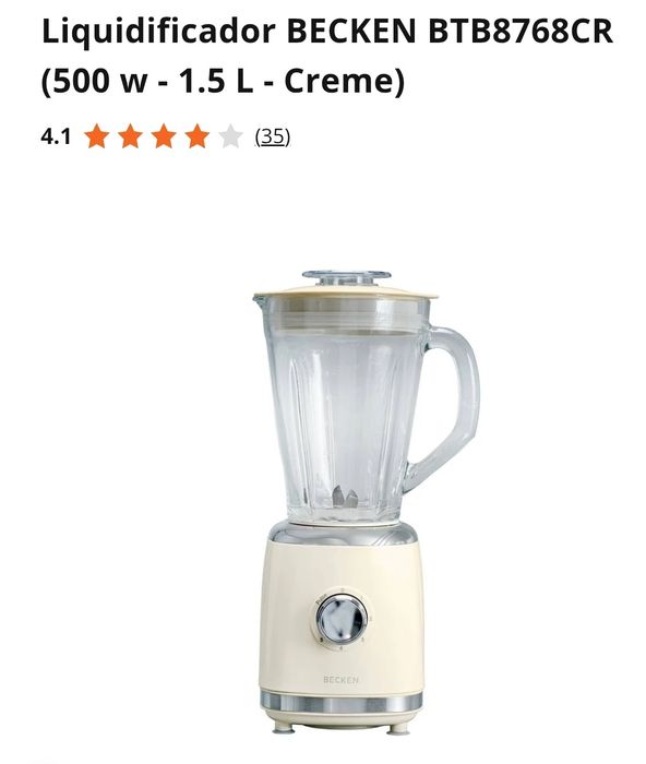 Liquidificador jarro vidro 1.5 litros novo