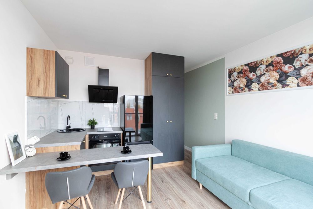 Kawalerka z balkonem w nowym apartamentowcu przy ul. Chmielewskiego obok PUM - Widok 2