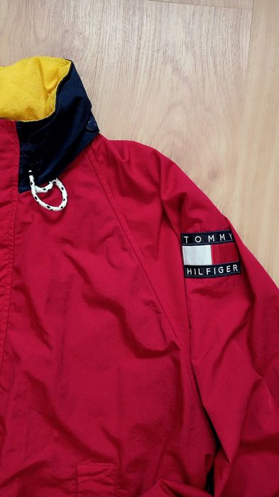 Casaco Vintage Tommy Hilfiger Windbreaker Harrington Jacket Y2K Retro