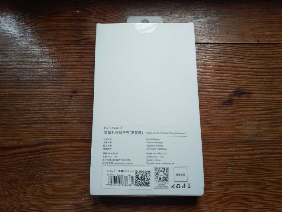 Rock Royce фирменный прочный усиленный чехол с подставкой для iPhone X