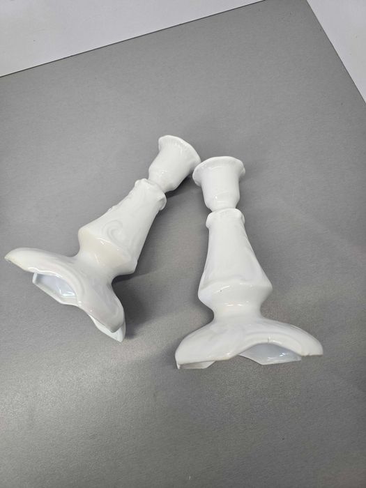 Świeczniki porcelanowe Rococo Ćmielów?