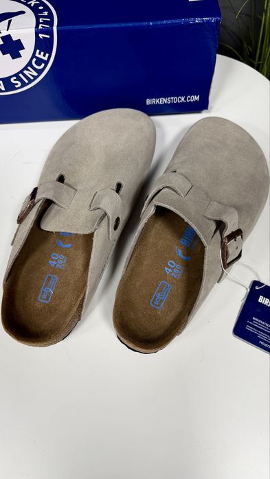Шльопанці клоги жіночі чоловічі  Birkenstock boston біркеншток, клоги, сабо