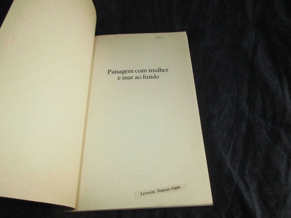 Livro Paisagem com mulher e mar ao fundo Teolinda Gersão 1ª edição