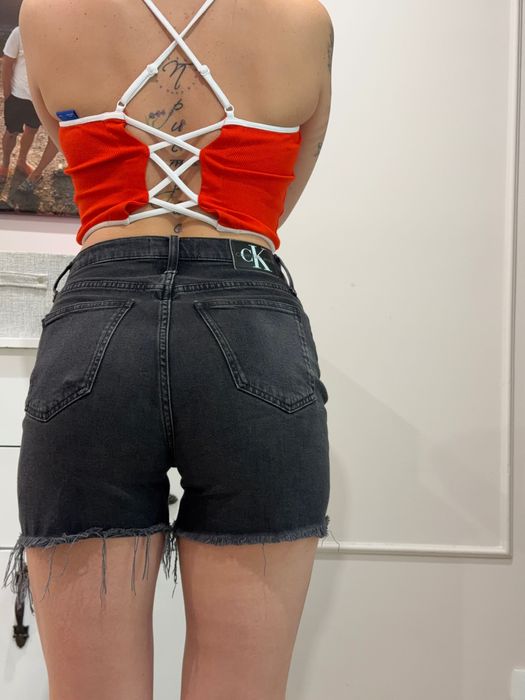 Шорти Calvin Klein Jeans оригінал W28 чорні Mom Fit