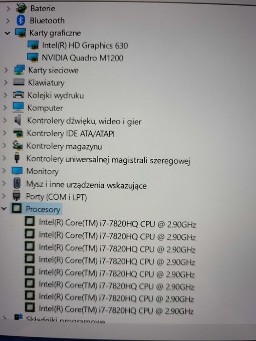 Laptop Dell Precision 5520 i7-HQ / 16GB / 256GB / 15"6 _DOTYK_4K_ /Gw.