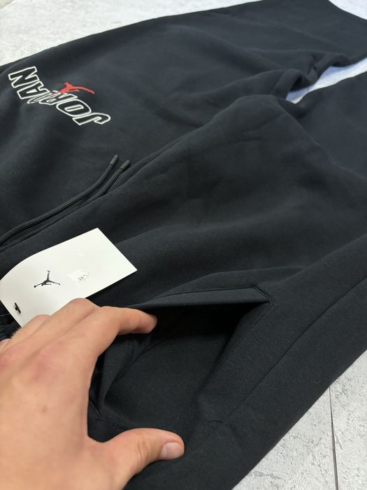 ОРИГІНАЛ! Штани Jordan Brooklyn fleece чорні | L