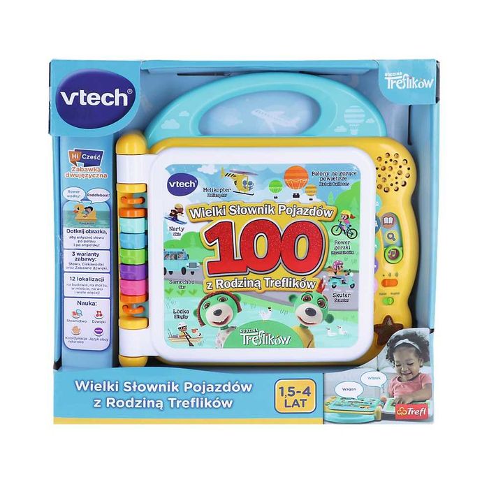 Vtech Wielki słownik Pojazdów z Rodziną Treflików 61799