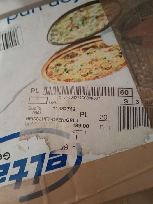 Piekarnik grill na gorące powietrze - Elta Germany