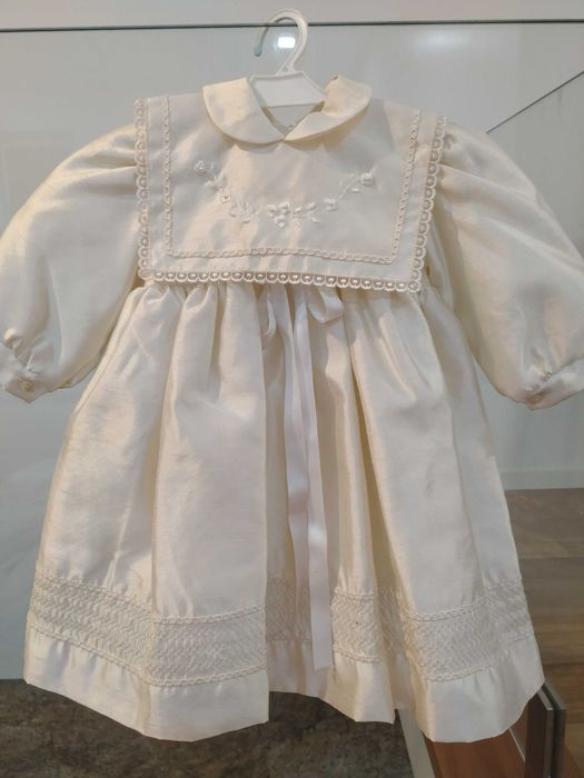 Vestido batizado bebe