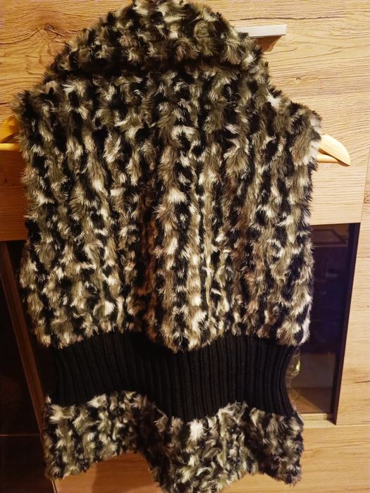 Kamizelka damska futerko panterka YASHIMEI rozmiar M