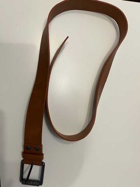 Pier one pasek damski cognac black 2 sztuki