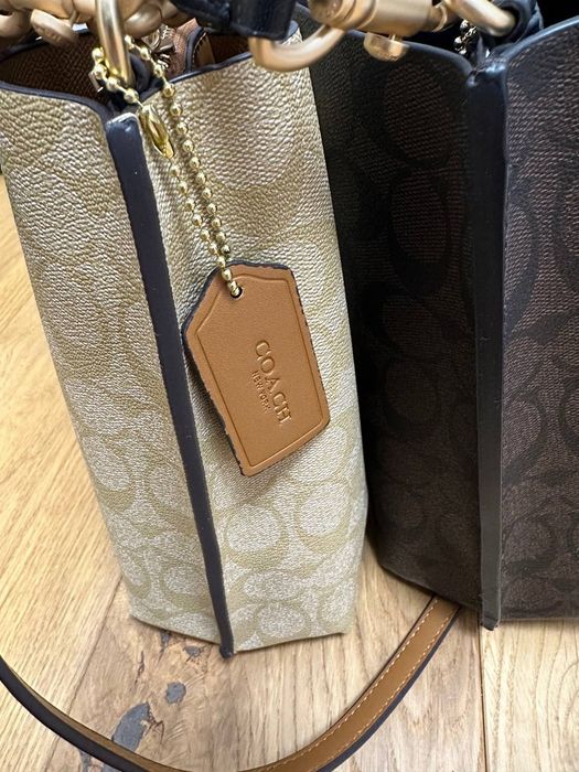 Сумка коуч Coach (світла лишилась)