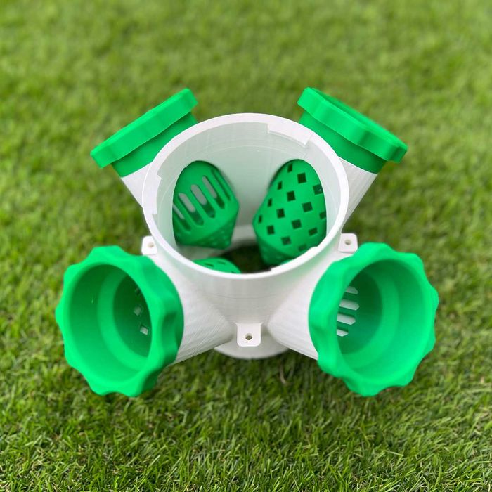 Moduł wieży hydroponicznej 4 gniazda 4 koszyczki