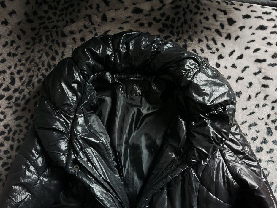 Zimowa kurtka pikowana błyszcząca XL + gratis