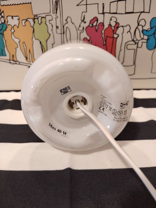 Candeeiro Ikea Lykta Branco