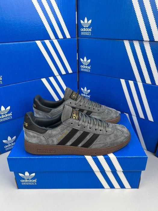 !SALE! Adidas Spezial Grey/Black 36 37 38 39 40 41 42 43 44 45 спешиал
