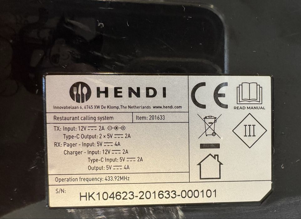 system przywoławczy HENDI