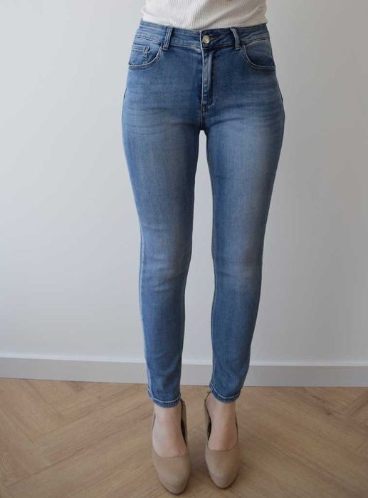 Re-Dress push up spodnie jeansy wysoki stan w31 l xlrurki