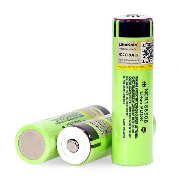 Аккумулятор 18650 LiitoKala NCR18650B / 3400mah / Li-Ion