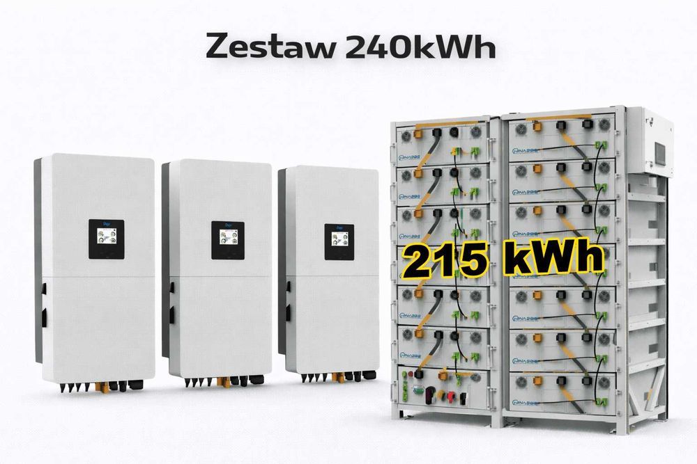 Zestaw Magazyn + Inwerter HV (240 kW + 215 kWh)