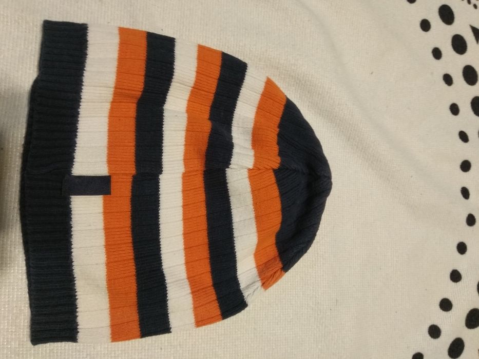 Czapka w paski z pumą 54-56 cm 98-104 Fatm