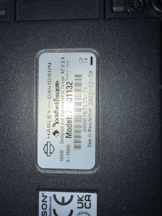 Підсилювач harley davidson 76001132 500w