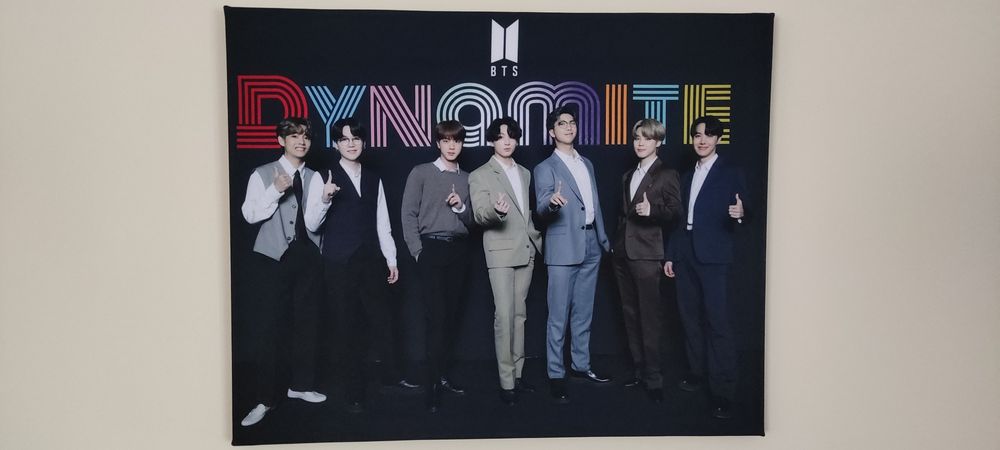 Quadro da banda BTS