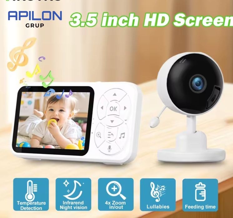 Відеоняня Baby Monitor C4 3.5 дюйма екран 2000mAh