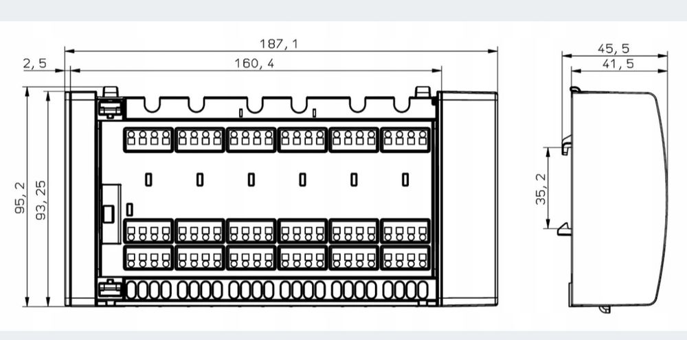 Zestaw do ogrzewania podłogowego AFRISO LISTWA 2x REGULATOR TEMP.