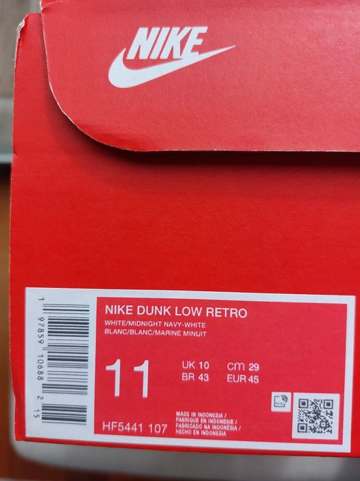 Ténis Nike Dunk Low 45