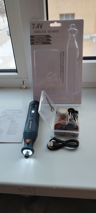 Гравер акамуляторний 50 в 1 ,Шліфувальна машина  7.4V