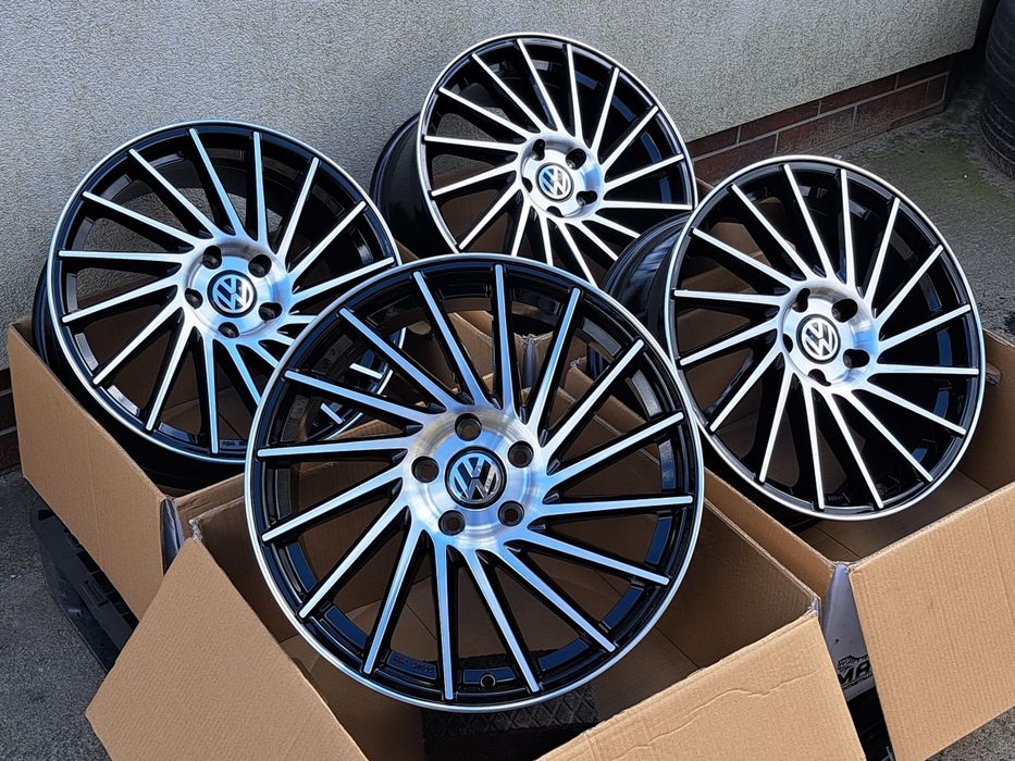 ALUFELGI NOWE VW 18 5x112 T-Roc Passat Golf Jetta Scirocco KT17 CNC