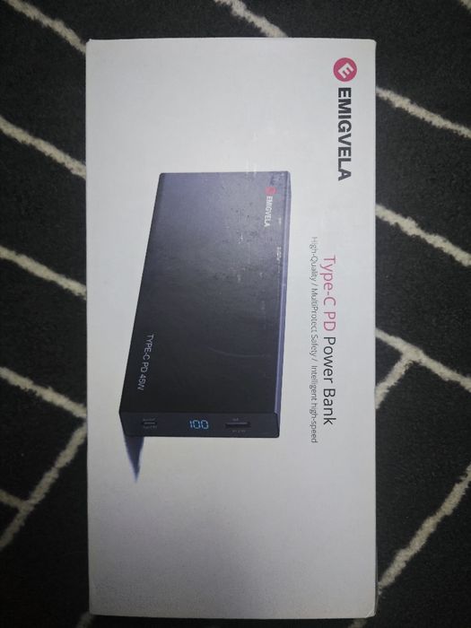 Павербанк Emigvela PD 45W для ноутбука, планшета та ін