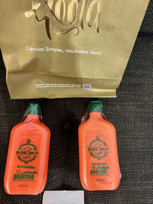 Shampo e Condicionador da Poderosa. GoldSpell. Nova/Selada e cFactura