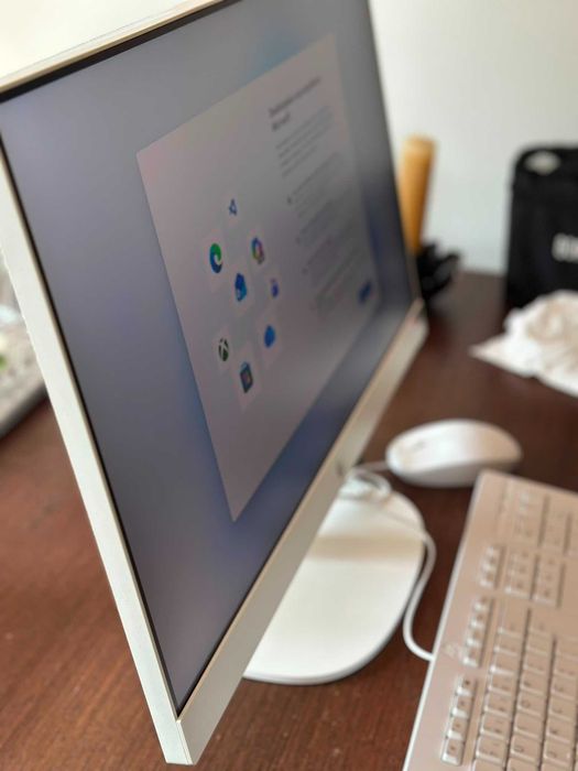 HP All‑in‑One 24‑cr0019np – Novo, nunca usado, Ryzen 5, 16GB, 512GB SSD, Garantia HP até 2027