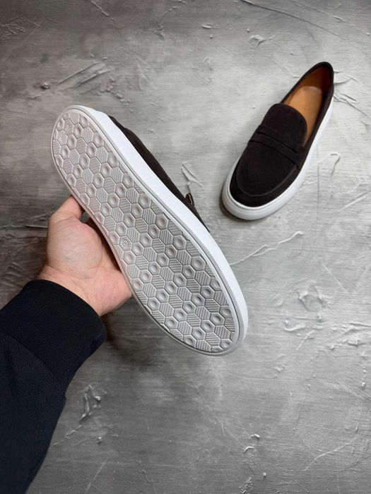 Чоловічі Туфлі Лофери (Замша та Шкіра)40-45 Без Предоплати