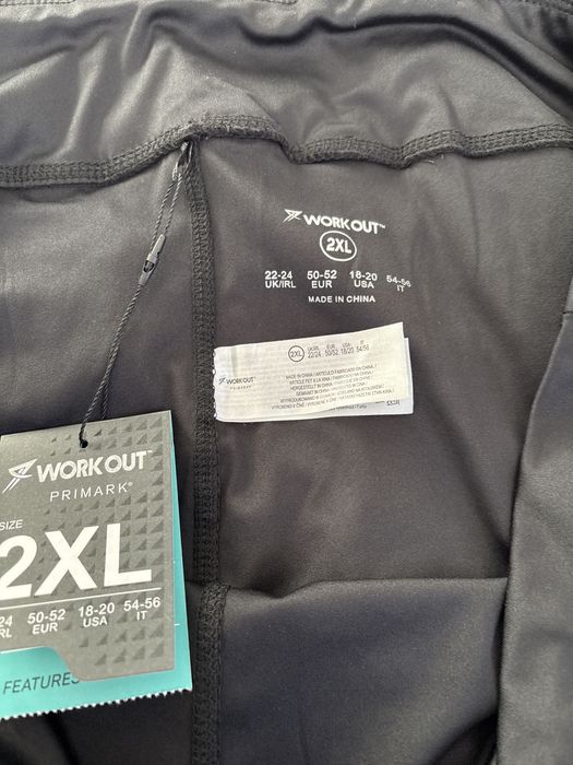 Leginsy czarne  Xxl nowe