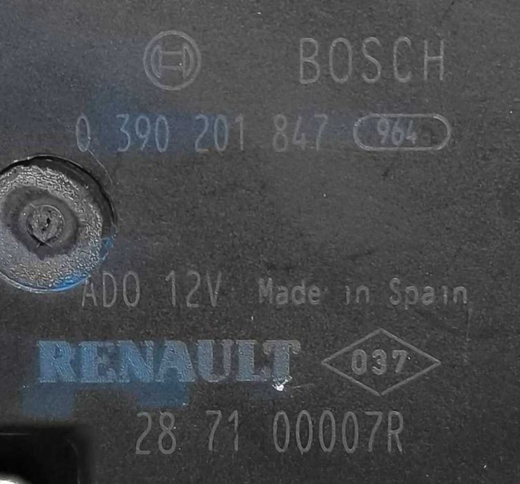 Motor Limpa Vidros Trás RENAULT MEGANE III Hatchback (BZ0/1_, B3_) ano 2008