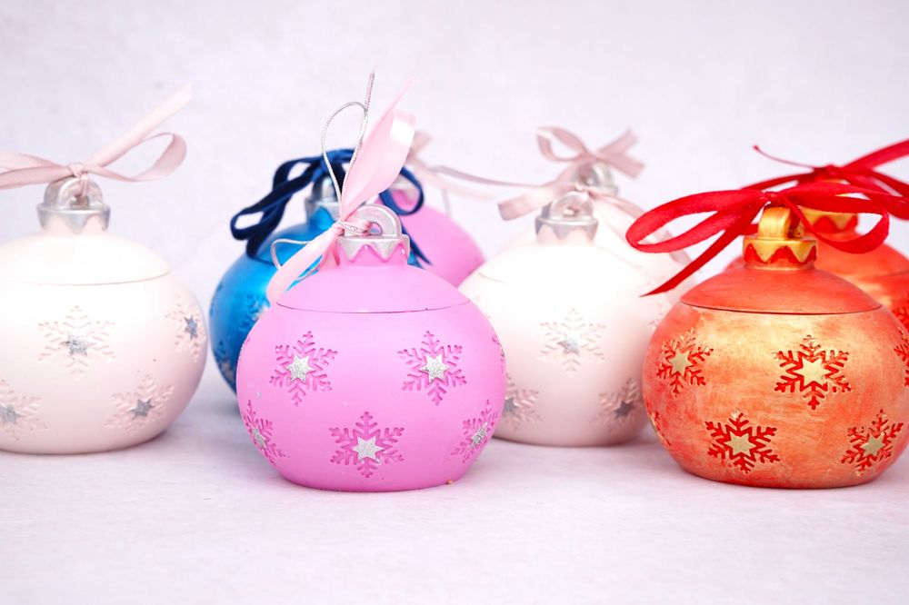 Ароматична соєва "свічка Куля" 50мл, декор для дому, подарунок для неї