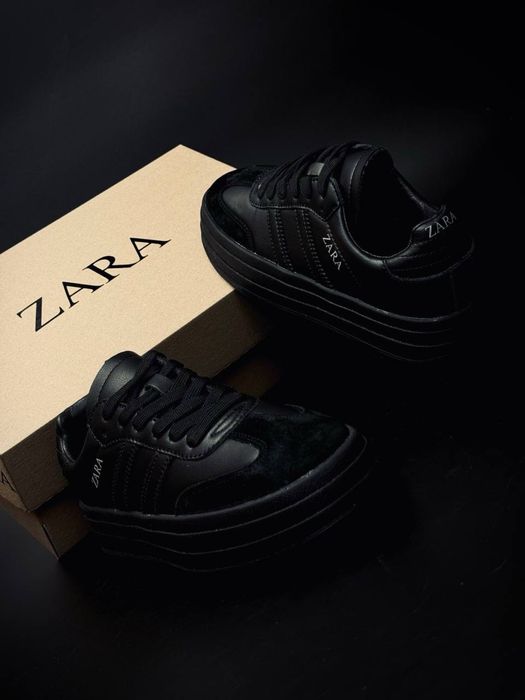 Черные женские красовки весна/Zara женские/зара кеды кросовки zara