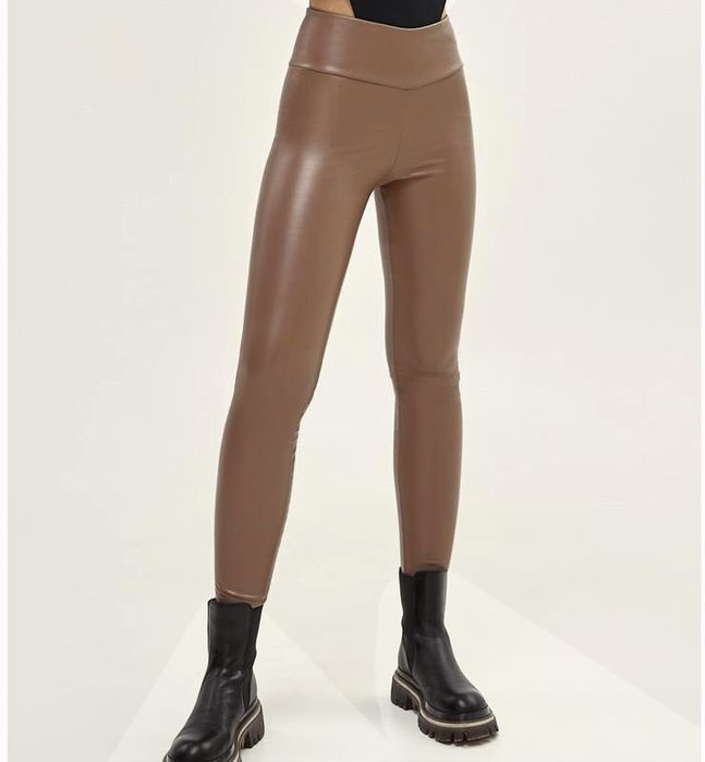 Трендові лосіни з еко шкіри