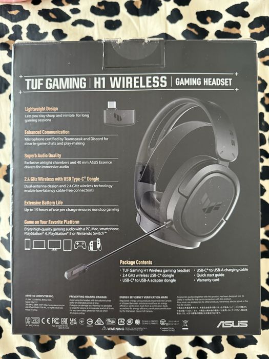 Słuchawki Gaming ASUS H1 WL
