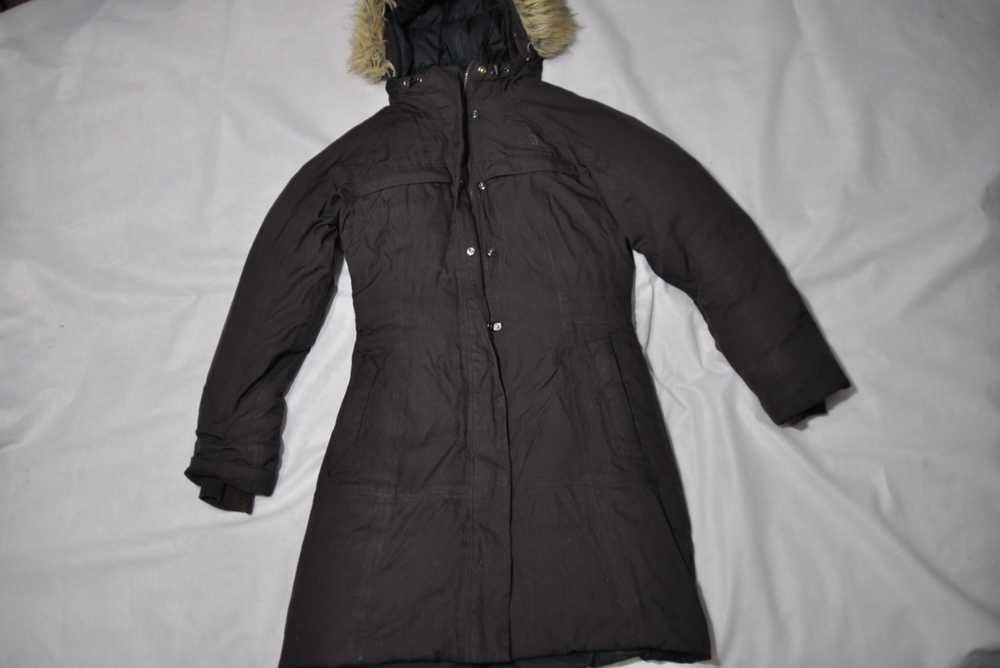 THE NORTH FACE HyVENT S kurtka damska puchowa zimowa długa z kapturem  rs5v