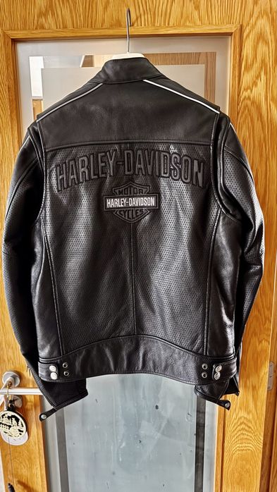 Blusão Harley Davidson M Como Novo Couro