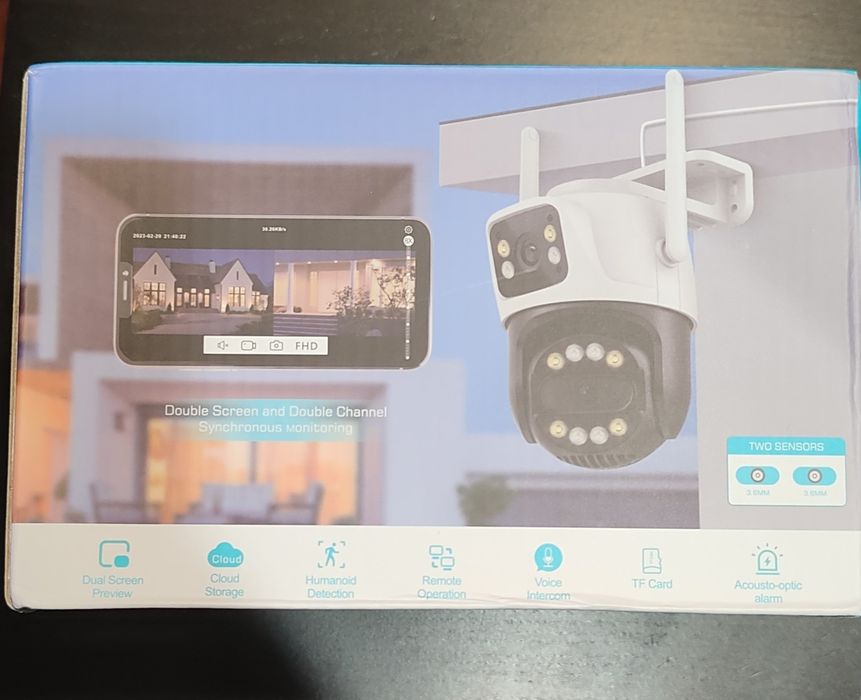 Kamera 8MP WIFI bezpieczeństwa IP zewnętrzna