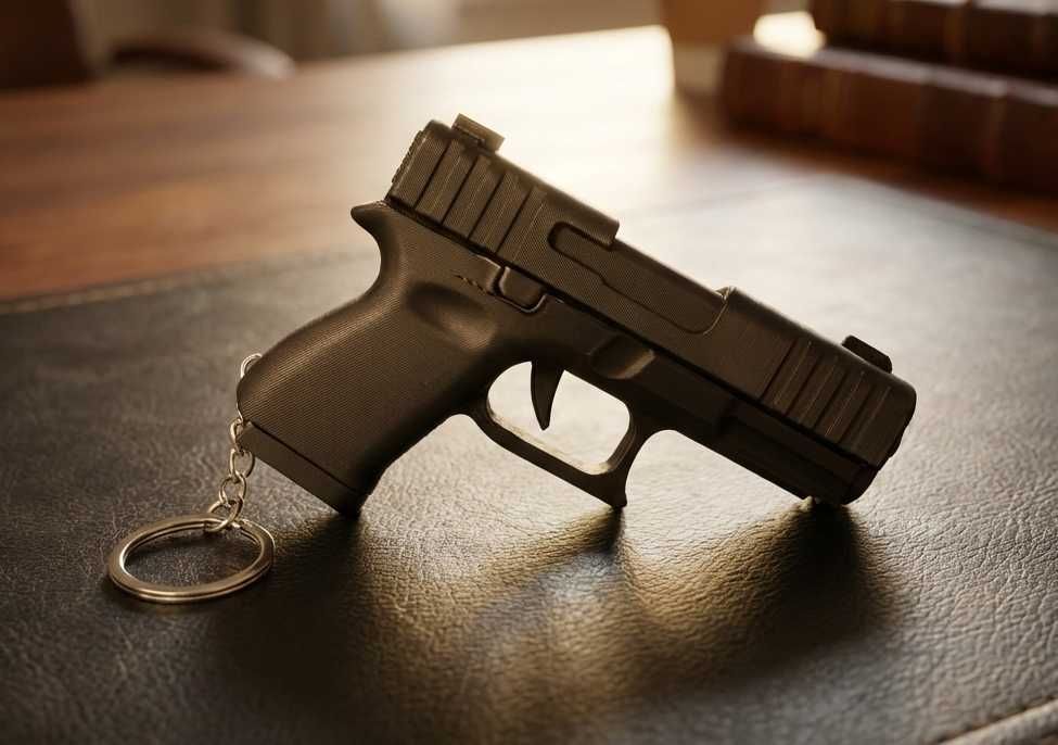 Brelok GLOCK 19 – druk 3D | RUCHOMY ZAMEK