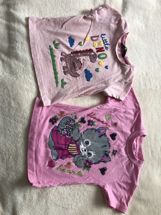 Літні футболки на дівчинку. Футболка