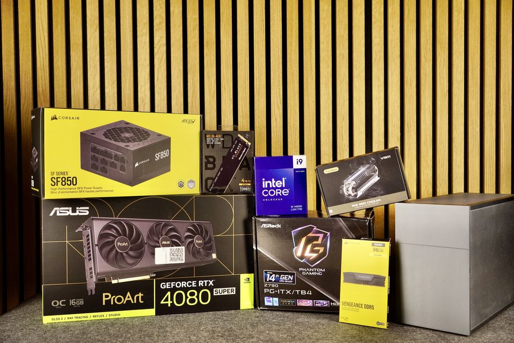 SFF Pro Workstation 10L: FormD T1 | i9-14900K | RTX 4080 Super | 96GB RAM | Thunderbolt 4